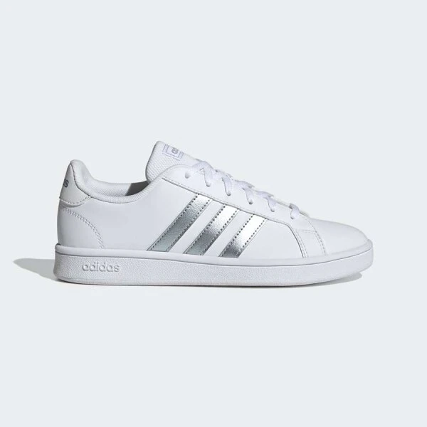 TÊNIS ADIDAS GRAND COURT BASE FEMININO - Branco/azul