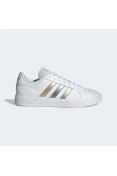 TÊNIS ADIDAS GRAND COURT TD LIFESTYLE COURT CASUAL FEMININO - Branco/dourado
