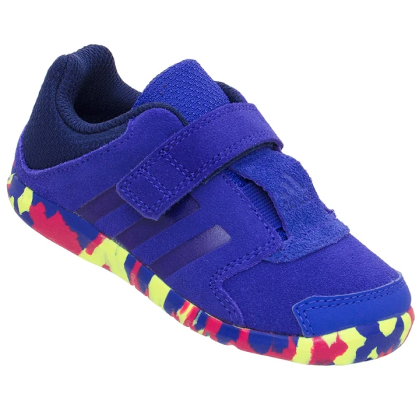 TÊNIS ADIDAS KATNAT 3 AC INFANTIL - Roxo/amarelo