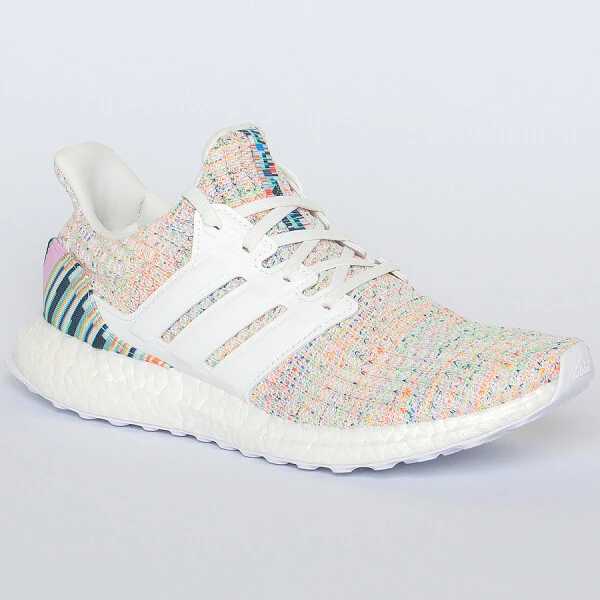 TÊNIS ADIDAS ULTRA BOOST FEMININO - Branco/laranja