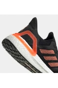 TÊNIS ADIDAS ULTRABOOST 20 FEMININO - Preto/laranja TÊNIS ADIDAS ULTRABOOST 20 FEMININO - Preto/laranja