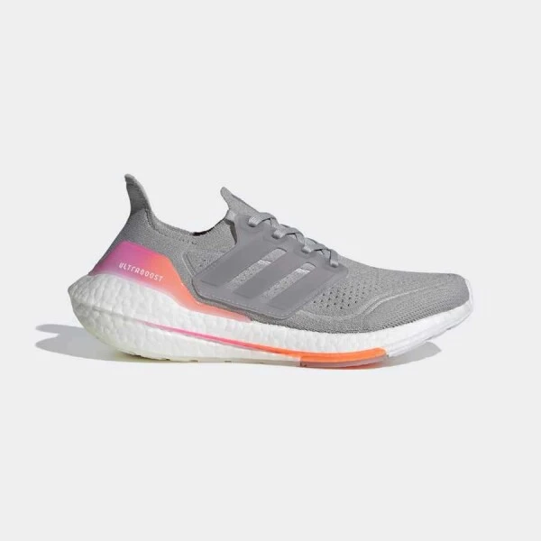 TÊNIS ADIDAS ULTRABOOST 21 FEMININO - Grafite/rosa