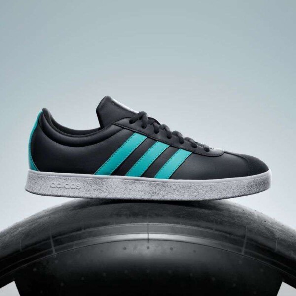 TÊNIS ADIDAS VL COURT MERCEDES AMG UNISSEX - Preto/verde