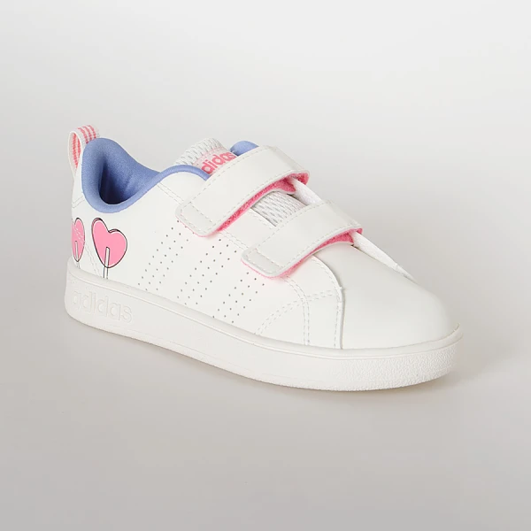 TÊNIS ADIDAS VS ADVANTAGE CLEAN INFANTIL - Bege/lilas