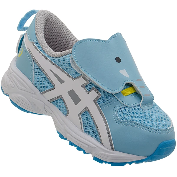 TÊNIS ASICS ANIMAL PACK ELEPHANT INFANTIL - Azul celeste/branco