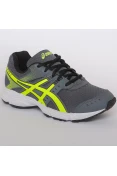 TÊNIS ASICS BUZZ 3 GS INFANTIL - Grafite/amarelo