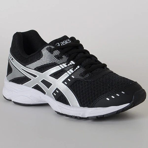 TÊNIS ASICS BUZZ 3 GS INFANTIL - Preto/prata