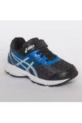 TÊNIS ASICS FANTASY 3 PS INFANTIL - Preto/azul