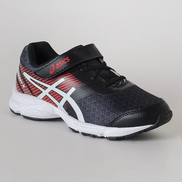 TÊNIS ASICS FANTASY 3 PS INFANTIL - Preto/vermelho