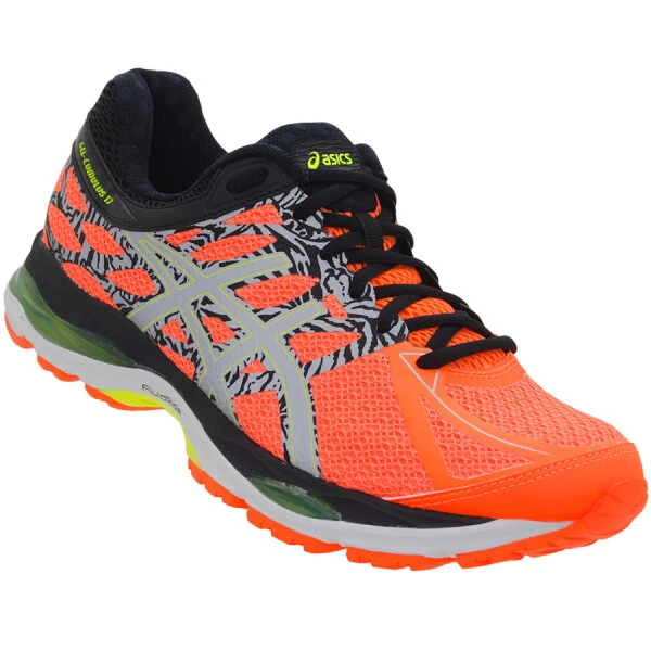 TÊNIS ASICS GEL CUMULUS 17 LITE SHOW MASCULINO - Laranja/cinza
