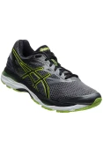 TÊNIS ASICS GEL CUMULUS 18 MASCULINO - Grafite/amarelo