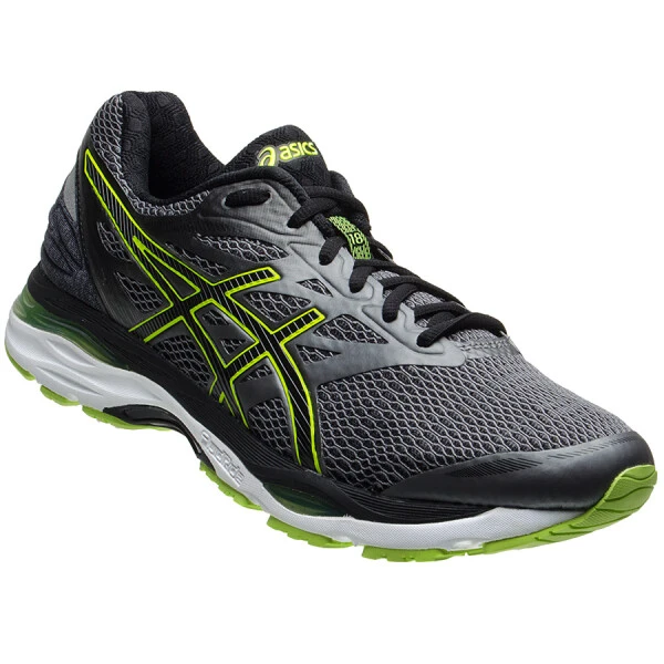 TÊNIS ASICS GEL CUMULUS 18 MASCULINO - Grafite/amarelo