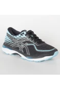 TÊNIS ASICS GEL CUMULUS 19 FEMININO - Preto/azul celeste