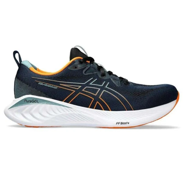 TÊNIS ASICS GEL CUMULUS 25 MASCULINO - Marinho/laranja