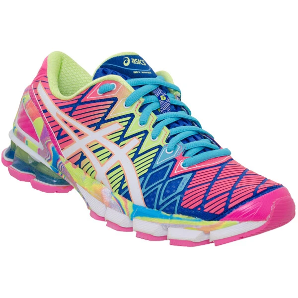 TÊNIS ASICS GEL KINSEI 5 FEMININO - Azul/verde