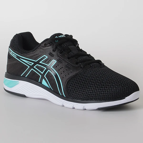 TÊNIS ASICS GEL MOYA FEMININO - Preto/azul celeste