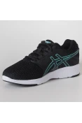 TÊNIS ASICS GEL MOYA FEMININO - Preto/azul celeste TÊNIS ASICS GEL MOYA FEMININO - Preto/azul celeste