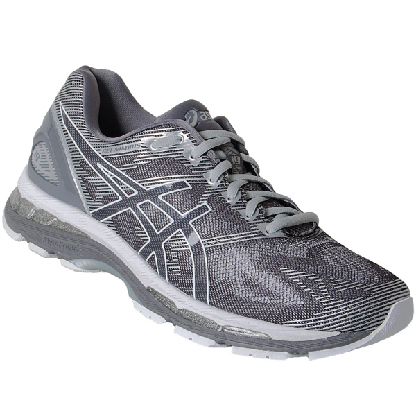 TÊNIS ASICS GEL NIMBUS 19 MASCULINO - Grafite/branco