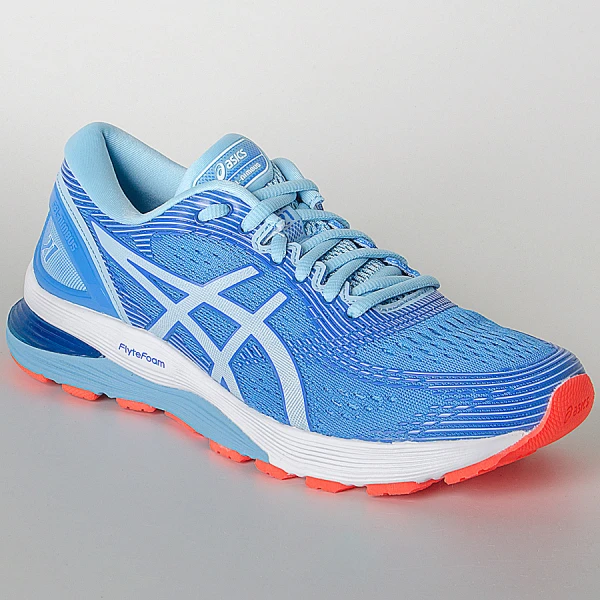 TÊNIS ASICS GEL NIMBUS 21 FEMININO - Azul/azul celeste