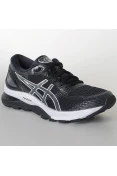 TÊNIS ASICS GEL NIMBUS 21 FEMININO - Preto/branco