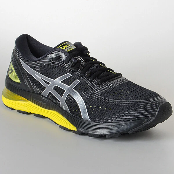 TÊNIS ASICS GEL NIMBUS 21 MASCULINO - Preto/amarelo