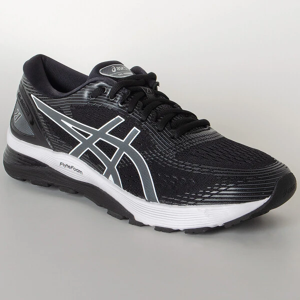 TÊNIS ASICS GEL NIMBUS 21 MASCULINO - Preto/branco