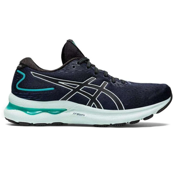 TÊNIS ASICS GEL NIMBUS 24 FEMININO - Marinho/verde