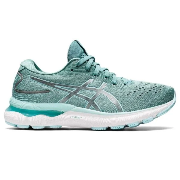 TÊNIS ASICS GEL NIMBUS 24 FEMININO - Verde/azul