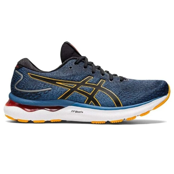 TÊNIS ASICS GEL NIMBUS 24 MASCULINO - Marinho/laranja