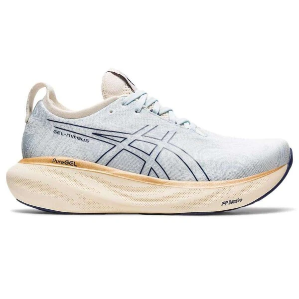 TÊNIS ASICS GEL NIMBUS 25 FEMININO - Azul celeste/bege