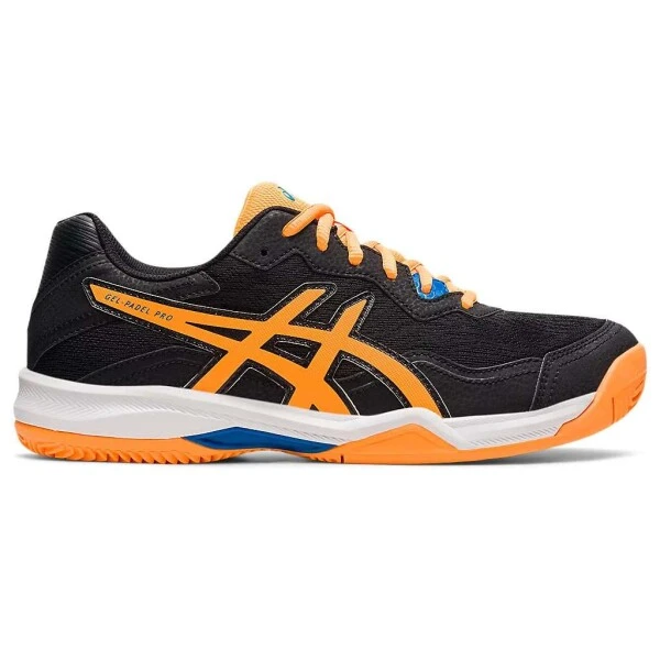 TENIS ASICS GEL PADEL PRO 4 MASCULINO - Preto/laranja