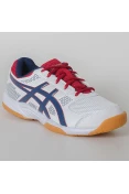 TÊNIS ASICS GEL ROCKET 8 A MASCULINO - Branco/marinho