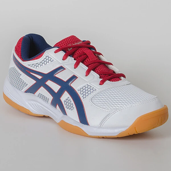 TÊNIS ASICS GEL ROCKET 8 A MASCULINO - Branco/marinho