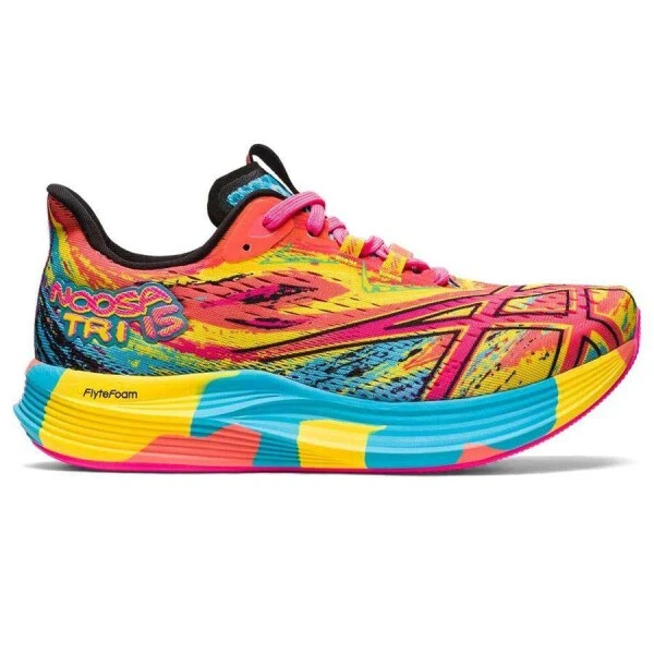 TÊNIS ASICS NOOSA TRI 15 FEMININO - Amarelo/pink