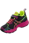 TÊNIS ASICS PRE TURBO PS GIRLS INFANTIL - Chumbo/pink