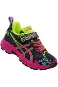 TÊNIS ASICS PRE TURBO PS GIRLS INFANTIL - Chumbo/pink
