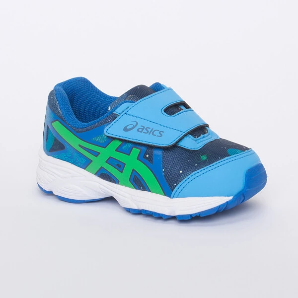TÊNIS ASICS SUGAR BABY 3 TS ASH INFANTIL - Azul/verde