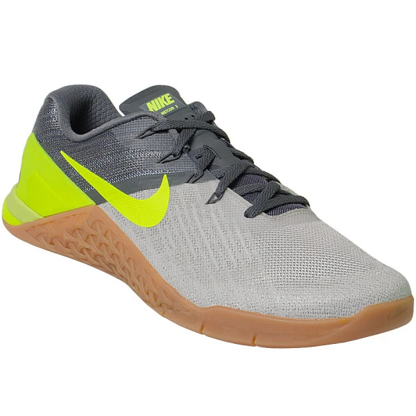 TÊNIS CROSSFIT NIKE METCON 3 MASCULINO - Cinza/verde