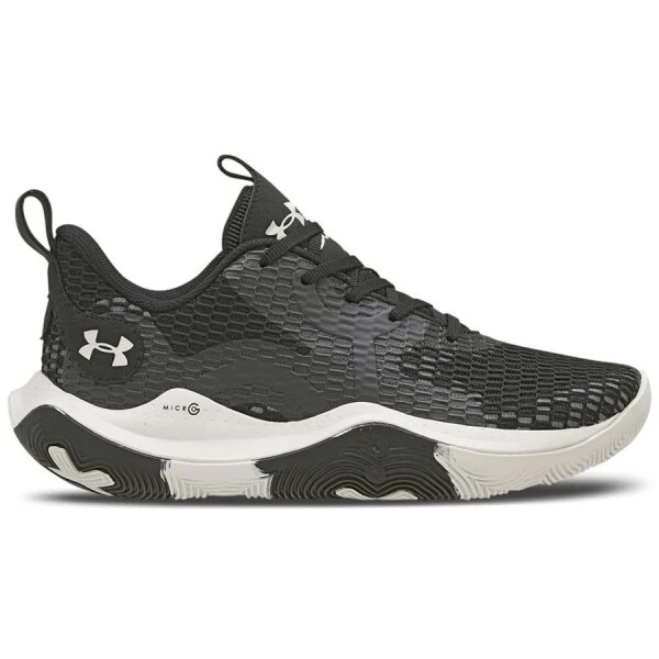 TÊNIS DE BASQUETE UNDER ARMOUR SPAWN 3 MASCULINO - Preto/branco