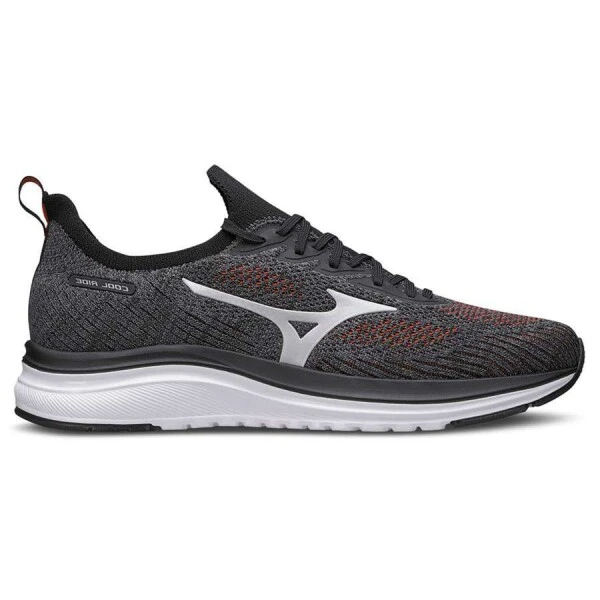TÊNIS DE CORRIDA MIZUNO COOL RIDE MASCULINO - Grafite/vermelho