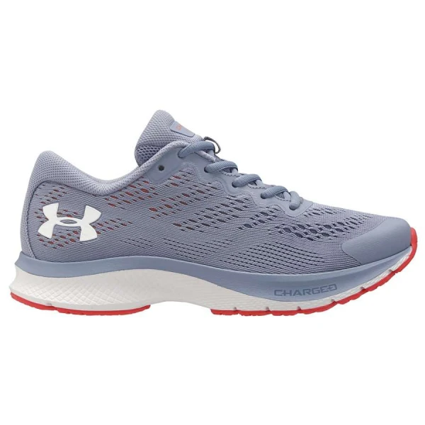 TÊNIS DE CORRIDA UNDER ARMOUR CHARGED BANDIT 6 FEMININO - Azul/branco