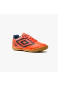 TÊNIS FUTSAL UMBRO BEAT INFANTIL MASCULINO - Laranja/marinho