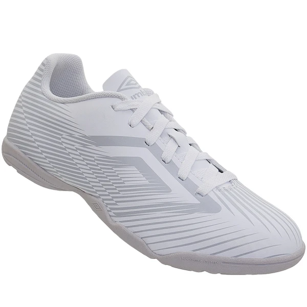 TÊNIS FUTSAL UMBRO INDOOR SPEED 2 - Branco/prata