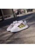 TENIS INFANTIL ADIDAS GRAND COURT 3.0 FROZEN ELSA - Lilas/dourado