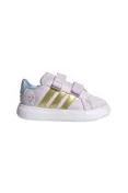 TENIS INFANTIL ADIDAS GRAND COURT 3.0 FROZEN ELSA - Lilas/dourado