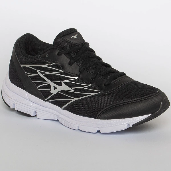 TÊNIS MIZUNO DYNASTY INFANTIL - Preto/prata