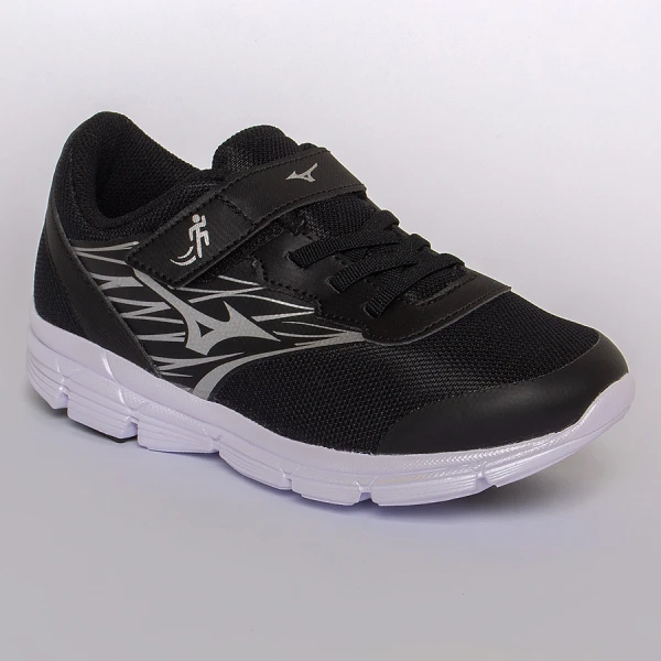 TÊNIS MIZUNO DYNASTY INFANTIL - Preto/prata