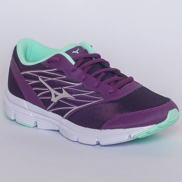 TÊNIS MIZUNO DYNASTY INFANTIL - Roxo/verde