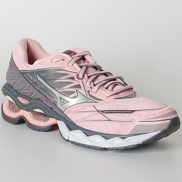 TÊNIS MIZUNO WAVE CREATION 20 FEMININO - Rosa/grafite