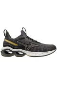 TÊNIS MIZUNO WAVE CREATION 23 KNIT MASCULINO - Chumbo/dourado